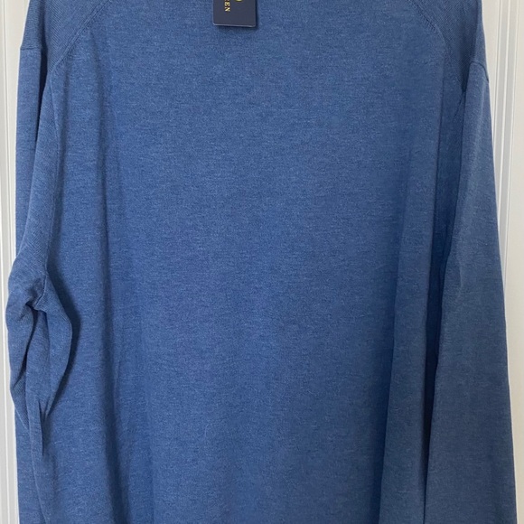 NWT Polo Ralph men’s Lauren Pima Cotton Sweater Blue L - Picture 3 of 15